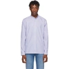 GOLDEN GOOSE GOLDEN GOOSE BLUE AND WHITE YUJI SHIRT