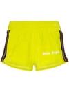 PALM ANGELS CHENILLE TRACK SHORTS