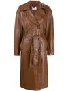 BE BLUMARINE BELTED TRENCH COAT