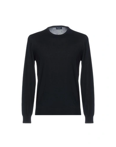 Drumohr Sweaters In Dark Blue