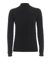 BLUMARINE BLACK WOOL TURTLENECK SWEATER