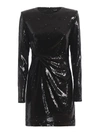 P.A.R.O.S.H PILLE ALL OVER SEQUIN DRESS