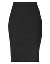 Manila Grace Midi Skirts In Black