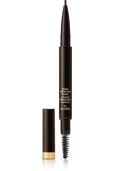 Tom Ford Brow Perfecting Pencil - Chestnut 01 In Brown