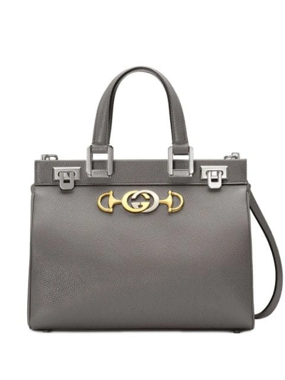Gucci Zumi Tote Bag In Grey