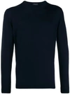 Roberto Collina Pullover Mit Rundem Ausschnitt In Blue