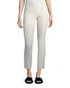 Vince Stitch-front Seam Leggings In Gesso