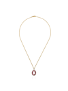 MATEO 14KT GOLD HALO PENDANT NECKLACE