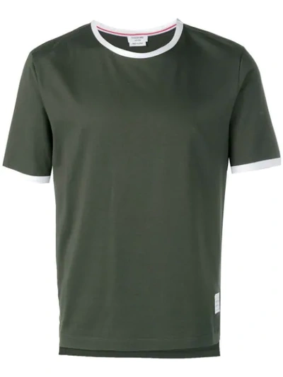 Thom Browne Jersey T-shirt In Green