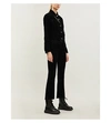 STELLA MCCARTNEY LOGO-WOVEN VELVET JACKET