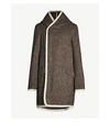 RICK OWENS SLAB HOODED WOOL COAT