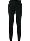P.a.r.o.s.h Studded Skinny Trousers In Black