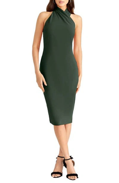 Rachel Rachel Roy Harland Halter Dress In Evergreen