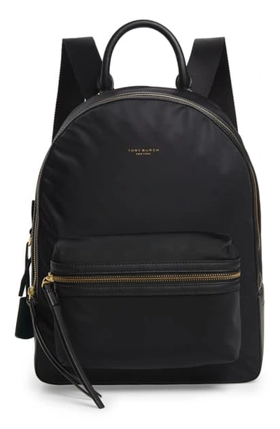 Tory Burch Perry Nylon Backpack In Black