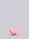Thom Browne Envelope Card Case In Pink