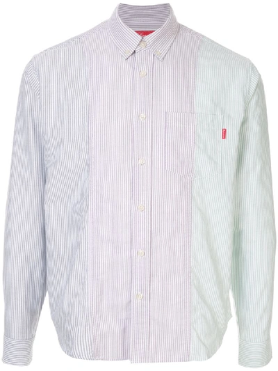 Supreme Striped Oxford Shirt In Multicolour