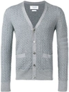 THOM BROWNE CABLE KNIT CARDIGAN