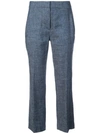 ELIE TAHARI TAILORED CROPPED TROUSERS