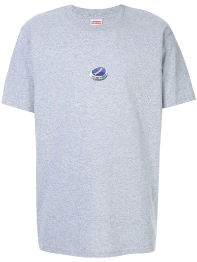 Supreme Bottle Cap T-shirt In Grey