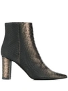 MARC ELLIS POINTED ANKLE BOOTS