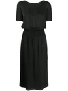 THEORY FITTED MIDI DRESS