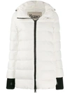 HERNO RIBBED TRIM PUFFER JACKET