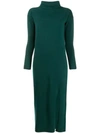 ALLUDE KNITTED MIDI DRESS