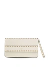 Valentino Garavani Garavani Rockstud Clutch Bag In White