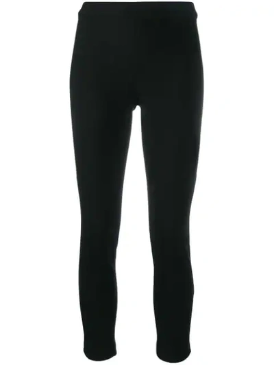 Ann Demeulemeester Slim-fit Layering Trousers In Black