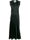 Ann Demeulemeester Long Sleeveless Dress - Black