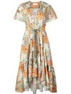 PETER PILOTTO PETER PILOTTO FLORAL ASYMMETRIC DRESS - 绿色