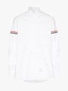 THOM BROWNE GROSGRAIN ARMBAND OXFORD SHIRT - MEN'S - COTTON,MWL150E0013911087429