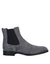 Tod's Ankle Boots In Grey