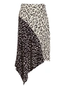 A.L.C Natalie Two-Tone Leopard Skirt,060036555219