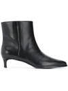 3.1 Phillip Lim Agatha Leather Ankle Boots In Black
