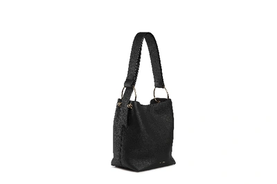 Strathberry Lana Midi Bucket Bag - Black