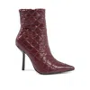 19v69 Italia Bordeaux Fabric Boot