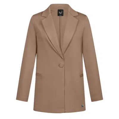 19v69 Italia By Versace 19.69 Abbigliamento Sportivo Srl Women's Blazer Bologna- Brown