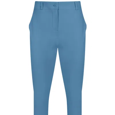 19v69 Italia By Versace 19.69 Abbigliamento Sportivo Srl Women's Dress Trousers Firenze - Blue
