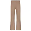 19v69 Italia By Versace 19.69 Abbigliamento Sportivo Srl Women's Bootcut Trousers Bergamo-  Brown In Brown