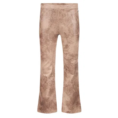 19v69 Italia By Versace 19.69 Abbigliamento Sportivo Srl Women's Brown Flare Trousers Bari-beige