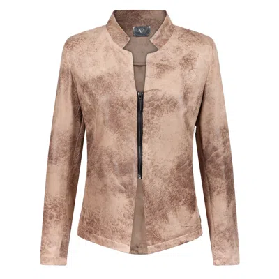 19v69 Italia By Versace 19.69 Abbigliamento Sportivo Srl Women's Brown Jacket Modena- Beige
