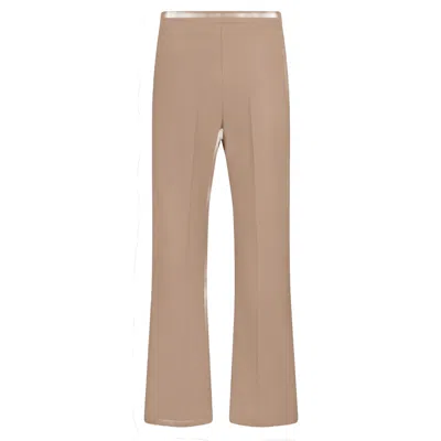 19v69 Italia By Versace 19.69 Abbigliamento Sportivo Srl Women's Flare Trousers Trieste- Brown
