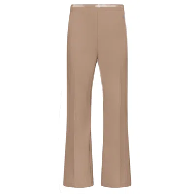 19v69 Italia By Versace 19.69 Abbigliamento Sportivo Srl Women's Flare Trousers Trieste Oversize - Brown