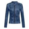 19v69 Italia By Versace 19.69 Abbigliamento Sportivo Srl Women's Jacket Perugia- Navy Blue In Blue
