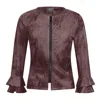 19v69 Italia By Versace 19.69 Abbigliamento Sportivo Srl Women's Jacket Udine- Dark Brown In Brown