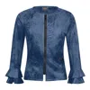 19v69 Italia By Versace 19.69 Abbigliamento Sportivo Srl Women's Jacket Udine- Navy Blue In Blue