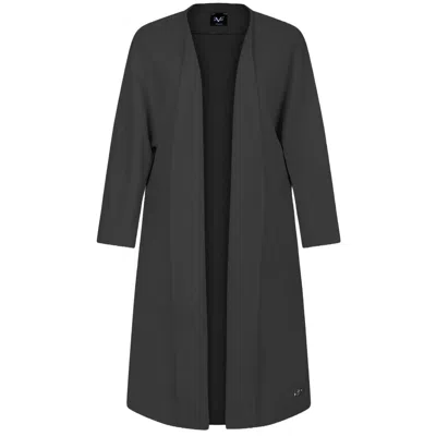 19v69 Italia By Versace 19.69 Abbigliamento Sportivo Srl Women's Oversize Coat Verona - Black