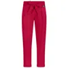 19v69 Italia By Versace 19.69 Abbigliamento Sportivo Srl Women's Red Paper Bag Trousers Pisa - Bordeaux In Red