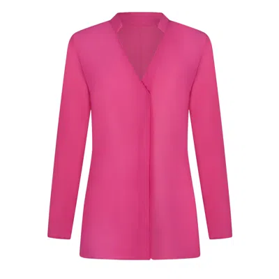 19v69 Italia By Versace 19.69 Abbigliamento Sportivo Srl Women's Pink / Purple Blouse Genova- Fuxia In Pink/purple
